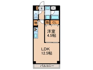 ヒヨシマンションの物件間取画像